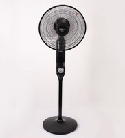 USHA aerolux circulo 400 mm Remote Controlled 5 Blade Pedestal Fan(black, Pack of 1)