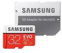 SAMSUNG Evo Plus 32 GB MicroSDHC Class 10 95 MB/s  Memory Card(With Adapter)