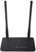 TecMac 300Mbps Wireless WiFi Router 1WAN + 4LAN Ports 802.11b/g/n MT7628KN Chipset 2.4Ghz Wi-Fi Repeater Booster with Fixed Aerial 300 Mbps 4G Router(Black, Single Band)