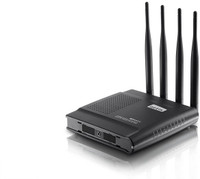 NETIS N600 Wireless Dual Band Router (WF2471) 300 Mbps Wireless Router(Black, Single Band)