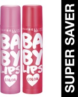 MAYBELLINE NEW YORK Baby Lips Pink Lolita & Baby Lips Cherry Kiss Pink Lolita & Cherry Kiss(Pack of: 2, 31.2 g)