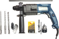 ISC High Performance Revers Forward Switch 20mm Rotary Hammer Drill Machine With Attachments Pistol Grip Drill(20 mm Chuck Size)