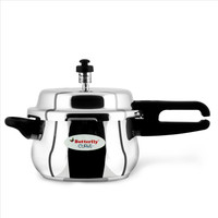 Butterfly Curve 3 ltr Induction Bottom Pressure Cooker(Stainless Steel)