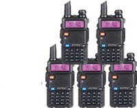 AGPTEK Baofeng UV5R walkie talkie vhf/uhf400-520mhz Dual band 18000mhz battery Baofeng UV5R Walkie talkie uhf/vhf400-520mhz Dual band walkie talkie Walkie Talkie(Black)