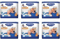 Liberty Premium Adult Diaper Pants Unisex, Medium 6x10 Pcs, Waist Size (61-115 cm | 24-45 Inches) (Pack of 6) Adult Diapers - M(60 Pieces)