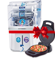 KENT Grand Plus with Pizza & Omelette Maker 9 L RO + UV + UF + TDS Control + UV in Tank Water Purifier(White)