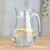 promise plus group 1.8 L Glass Water Glass Pitcher Drinking Beverage Jug Glass Water jug Duck Pot 1300 ML