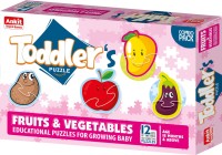 Ankit TODDLER'S PUZZLE 
FRUITS & VEGETABLES |Puzzle Games /Toys For Kids Learning /Education 18 Months+(24 Pieces)