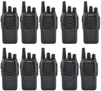 AGPTEK Baofeng 888s walkie talkie vhf /uhf400-470mhz walkie talkie Baofeng bf888s walkie talkie vhf /uhf400-470mhz Walkie Talkie(Black)