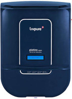 LIVPURE Platino copper 8.5 L RO + UV + UF + AMI + Mineralizer Water Purifier(Blue)