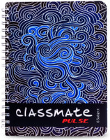 Classmate Pulse Book-size Notebook Unruled 300 Pages(Multicolor)