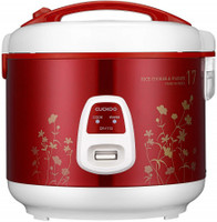 CUCKOO CR-1713 Electric Rice Cooker(3 L, Red & White)