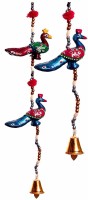 THE DIGITAL STORE Rajasthani Handcrafted Peacock Wall Decor Door Hanging Home Decor- Set of 2 Toran