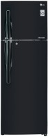 LG 335 L Frost Free Double Door 4 Star Refrigerator(Ebony Sheen, GLT372JES4)