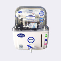 Indipristius 203 12 L RO + UV + TDS Water Purifier(White, Blue)