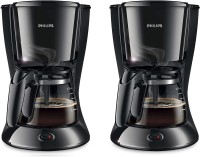PHILIPS HD7431/20 PACK OF 2 4 Cups Coffee Maker(Black)