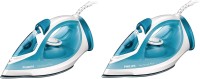 PHILIPS GC2040/70 pack of 2 2100 W Steam Iron(Blue)