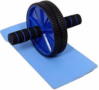 FY Sports Double Wheel Ab Roller Gym Fitness Equipment Ab Exerciser Ab Exerciser(Multicolor)