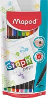 Maped Graph'Peps DOY Fineliner Pen(Pack of 12, Multicolor)