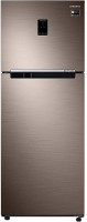 SAMSUNG 411 L Frost Free Double Door 2 Star Convertible Refrigerator(Refined Brown, RT42R5588DX/TL)