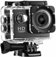 ALA GO PRO Portable Waterproof Ultra HD Sports Action Camera with Image Sensor & Wide Angle Lens for Shoot Photo's | Record Video's & Much More Sports and Action Camera(Black, 12 MP)