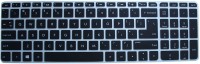 Saco Chiclet Keyboard Skin for HP 15-BE001TU 15.6-inch (Pentium N3710/4GB/500GB/Windows 10 Home/Integrated Graphics), Jack Black Keyboard Skin(Black with Clear)   Laptop Accessories  (Saco)