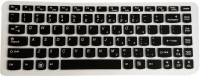 Saco Chiclet Keyboard Skin for Lenovo Ideapad Yoga 500 (80N400MMIN) (Core i5 5th Gen/4 GB/500 GB 8 GB SSD/Windows 10/2 GB) (Black) Keyboard Skin(Black with Clear)   Laptop Accessories  (Saco)
