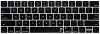 Saco Chiclet Keyboard Skin for Ultra-Thin TPU Keyboard Protector Skin Cover for Apple MacBook Pro 13 MacBook Pro 15 with Multi-Touch Bar and Retina s (Black with Clear) – Keyboard Skin(Black with Clear)   Laptop Accessories  (Saco)
