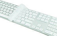 Saco Full Size CLEAR Cover Silicone for Apple Keyboard With Numeric Keypad Mb110Ll/A Desktop Keyboard Skin(Transparent)   Laptop Accessories  (Saco)
