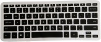 Saco Chiclet for Dell Inspiron 15r 5521 Laptop Keyboard Skin(Black, Transparent)   Laptop Accessories  (Saco)
