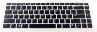 Saco Dell Inspiron 14V Laptop Keyboard Skin(Black, White)   Laptop Accessories  (Saco)
