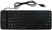 Finger's Ultra Sim Wired USB Laptop Keyboard(Black)   Laptop Accessories  (Finger's)