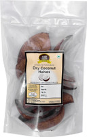 FOOD ESSENTIAL Premium Quality Dry Coconut Halves Coconut(1 x 400 g)