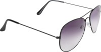 CRIBA Aviator Sunglasses(For Men & Women, Grey)
