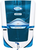 KONVIO RO + UV + UF + TDS Adjuster Water Purifier with Japanese UV and High TDS 3000 Membrane , 8 inch copper cartridge 12 L RO + UV Water Purifier(White)