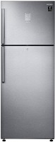SAMSUNG 478 L Frost Free Double Door 3 Star Convertible Refrigerator(EZ Clean Steel (Silver), RT49R633ESL/TL)