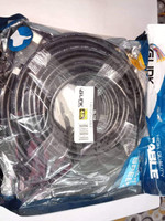 gvision GH-23 30 m HDMI Cable(Compatible with TV, Computer, Gaming, Black, One Cable)