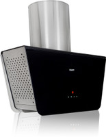 Kraft Italy XF ISLAND(90) THREE WAY AUTO CLEAN CHIMNEY FOR CENTER KITCHEN Auto Clean Wall Mounted BLACK 2200 CMH Chimney