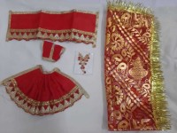 APNAA Agency Durga Maa, Laxmi Maa, Mata Rani, Devi, Durga, Chunni Dress(Cotton)
