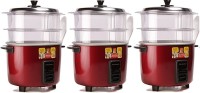 Panasonic SR-WA18H (SS) PACK OF 3 Electric Rice Cooker(4.4 L, Red)
