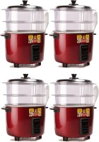Panasonic SR-WA18H (SS) PACK OF 4 Electric Rice Cooker(4.4 L, Red)