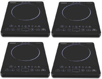 USHA IC 3820 PACK OF 4 Induction Cooktop(Black, Touch Panel)