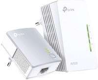 TP-Link TL-WPA4221KIT Lan Adapter 300Mbps AV600 Wi-Fi Powerline Extender Starter Kit(300 Mbps)
