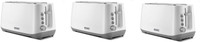 USHA PT3740 PACK OF 3 1400 W Pop Up Toaster(White)