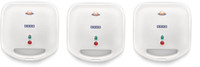 USHA PT2372 PACK OF 3 750 W Pop Up Toaster(White)