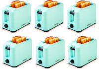 USHA PT3720 PACK OF 6 700 W Pop Up Toaster(ICE BLUE)