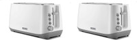 USHA PT3740 PACK OF 2 1400 W Pop Up Toaster(White)