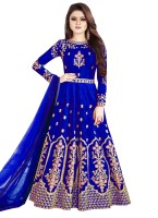 Kedar Fab Flared/A-line Gown(Blue)