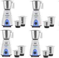 USHA MG-3772 PACK OF 4 MG 3772 750 Mixer Grinder (3 Jars, Blue)