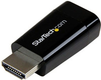 StarTech HD2VGAMICRO USB Adapter(Black)